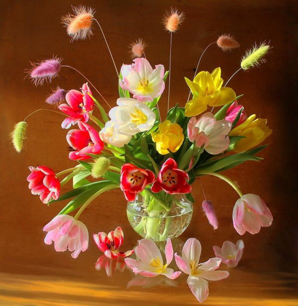 весенние букеты