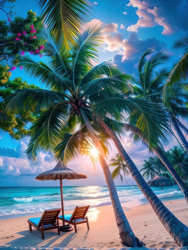 пляж пальма