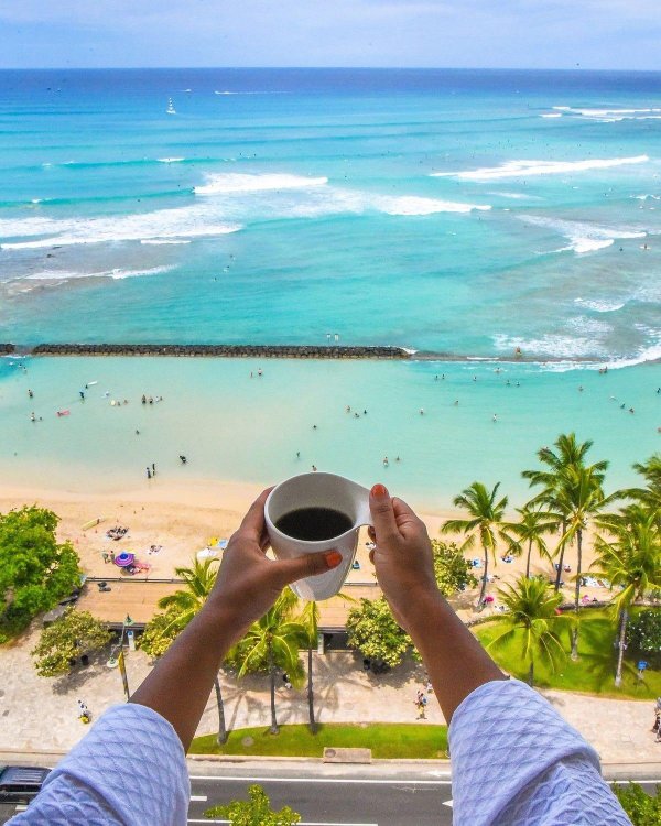 утро гавайи