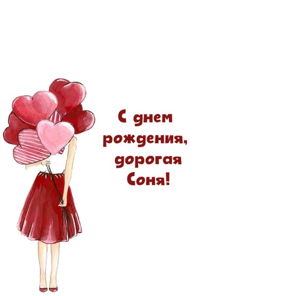 с днём рождения соня красивые