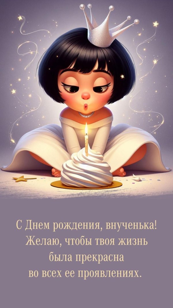 день рождения внученьки