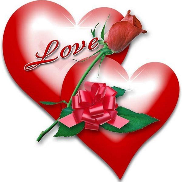 открытка на день влюбленных