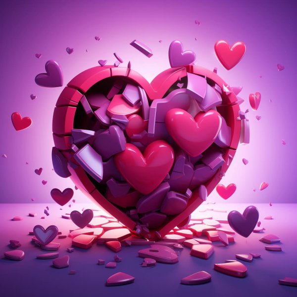 с разбитым сердцем