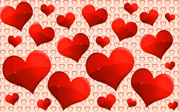 сердечка фон
