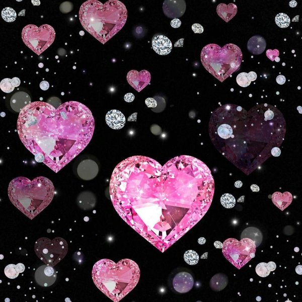 блестящее сердце