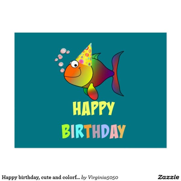 happy birthday fish