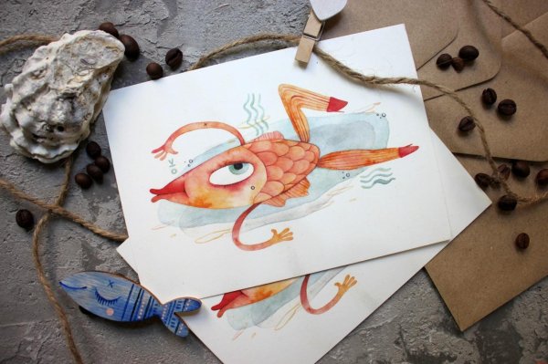 иллюстрации акварелью