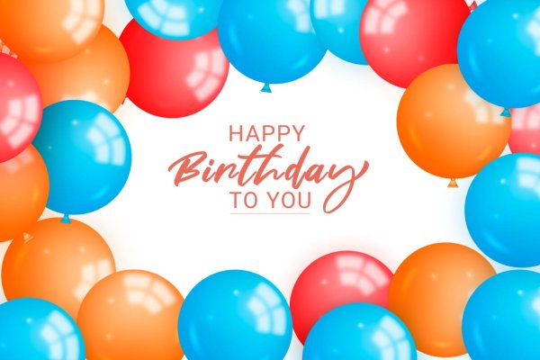 happy birthday balloons