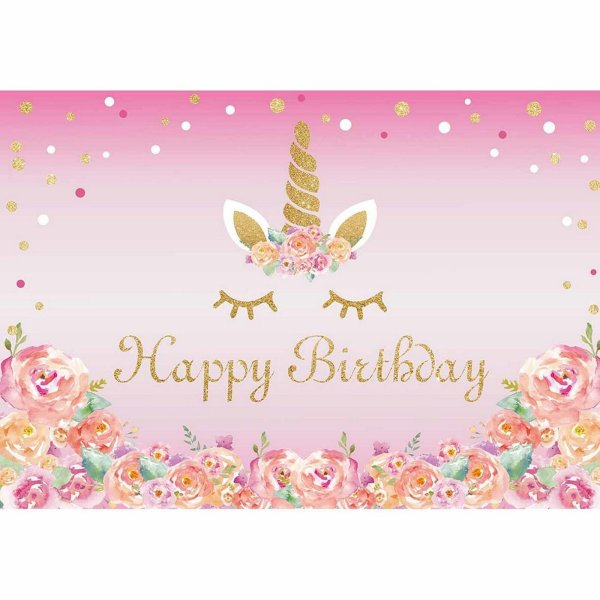 баннер в стиле единорога