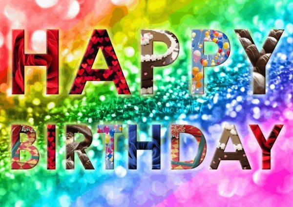 футажи happy birthday