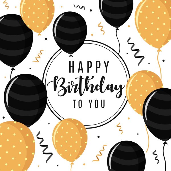 happy birthday стильные открытки