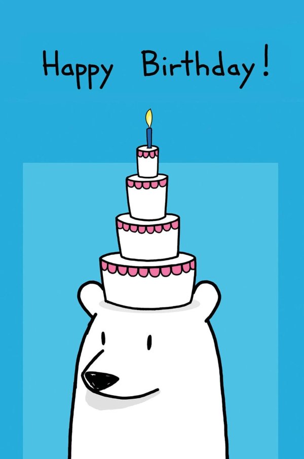 смешная открытка happy birthday