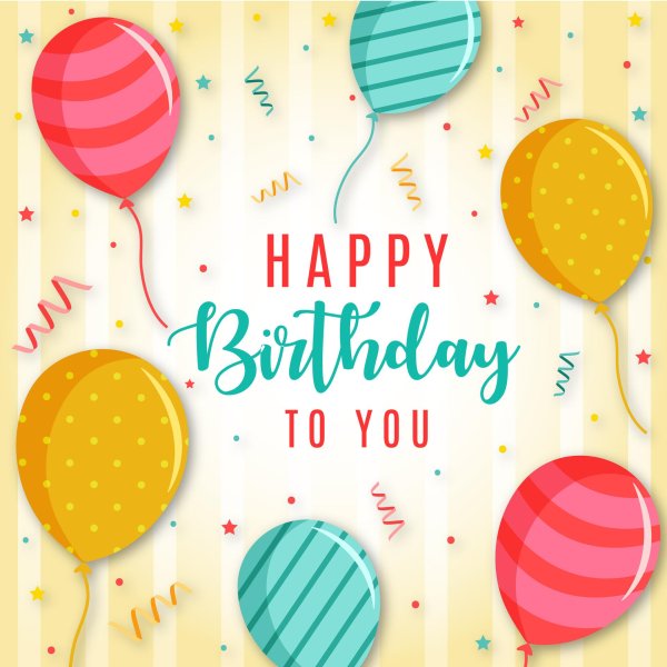 фон happy birthday