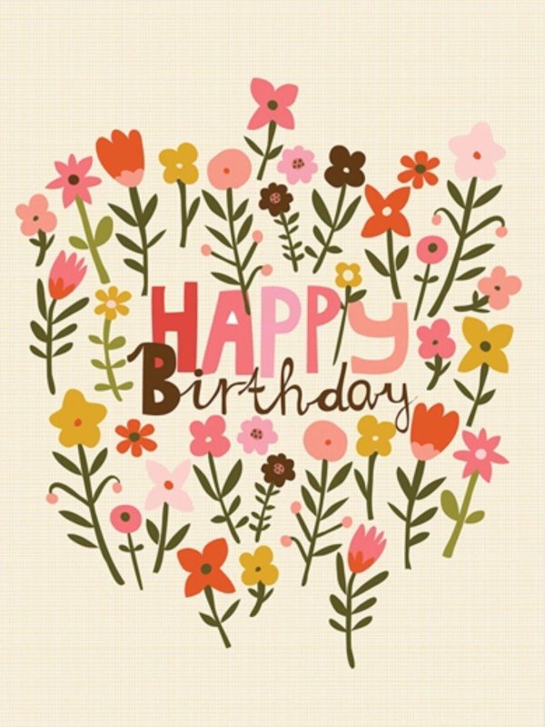 открытка на день рождения пинтерест