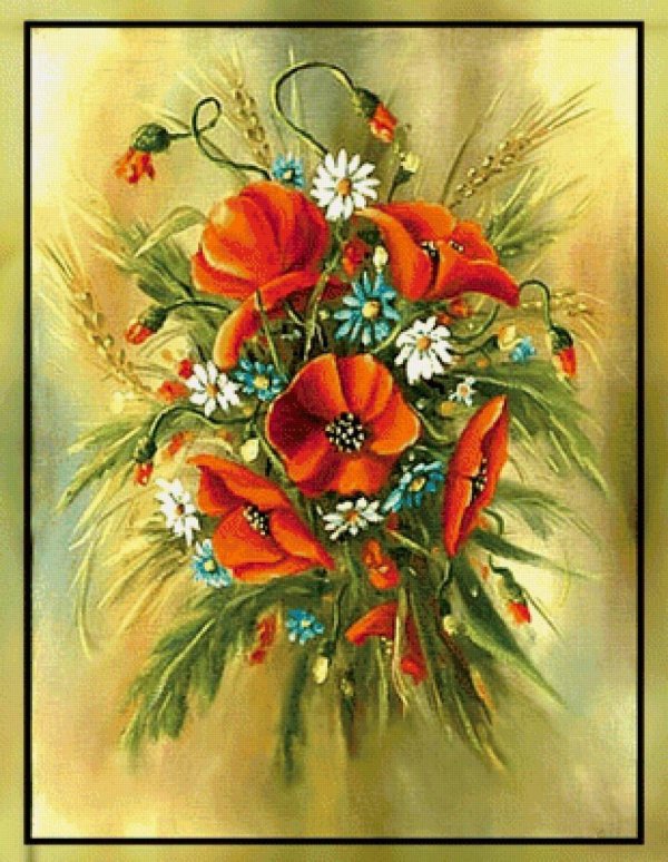 людмила скрипченко букет маков