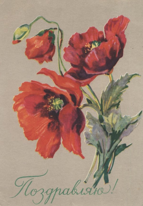 открытка ссср