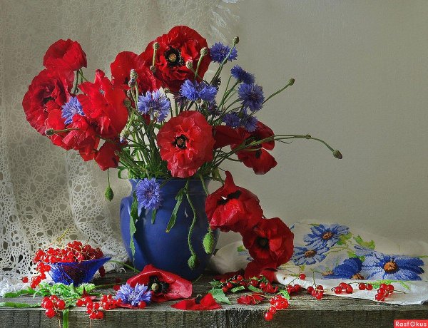 валентина колова полевые цветы натюрморт