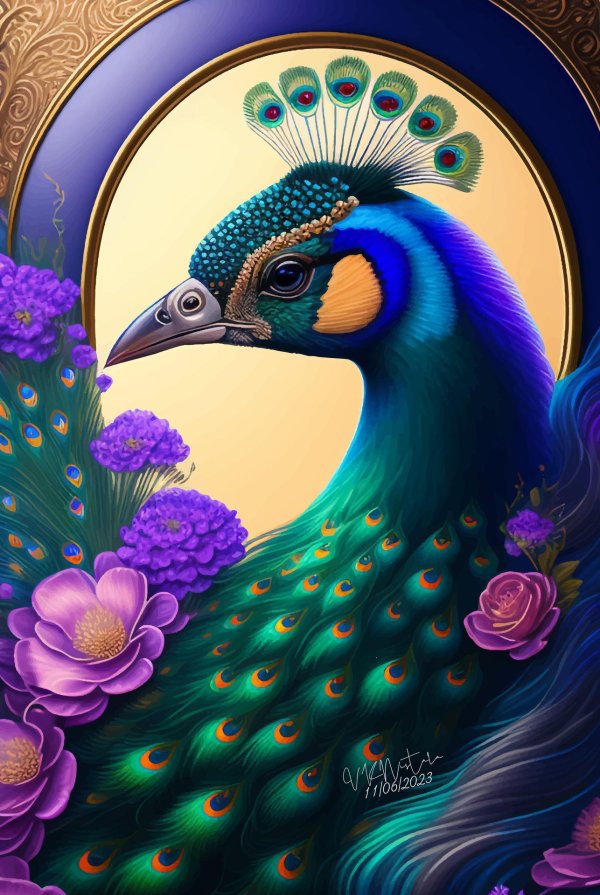 мандала павлин