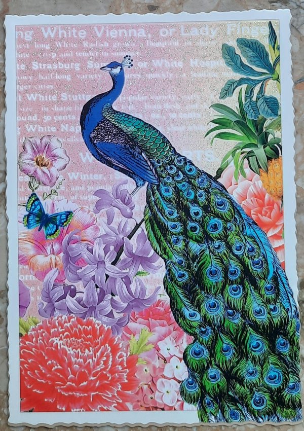 алмазная мозаика 50х65 павлины