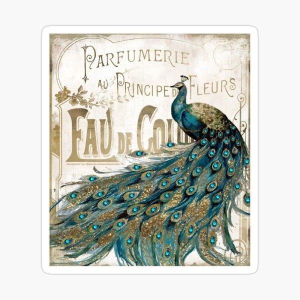 павлины для декупажа