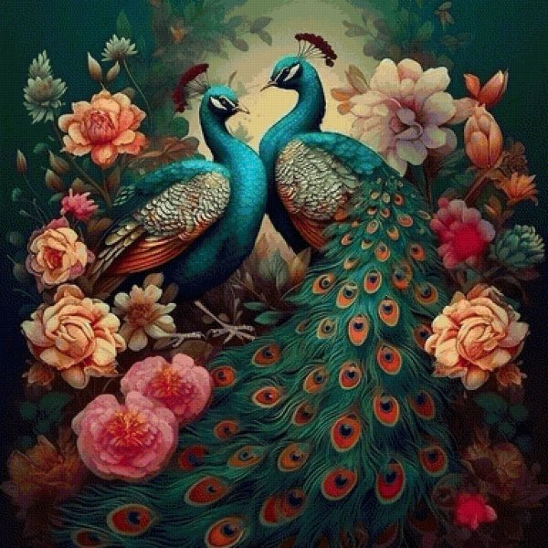 живопись птицы