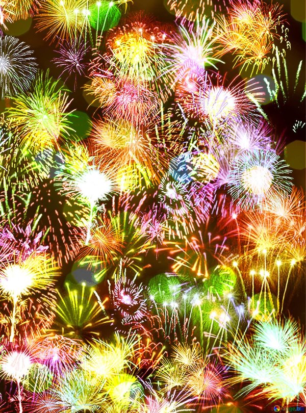 фон с фейерверками