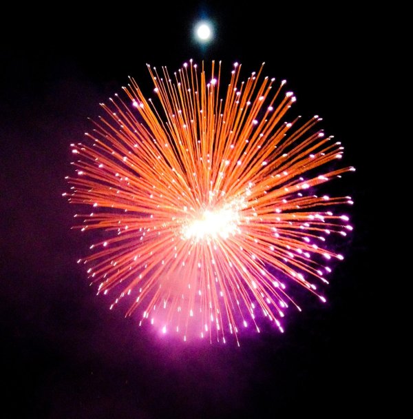 анимированный фейерверк