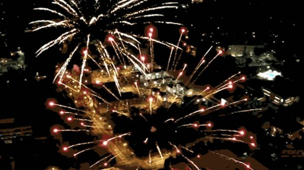 новогодние салюты и фейерверки бенгальские огни