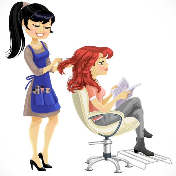 парикмахер иллюстрация