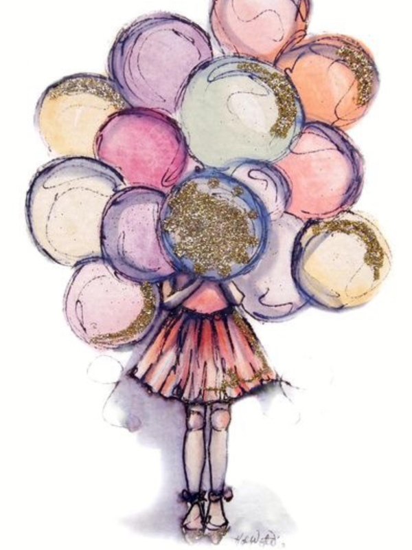 девочка с шариками