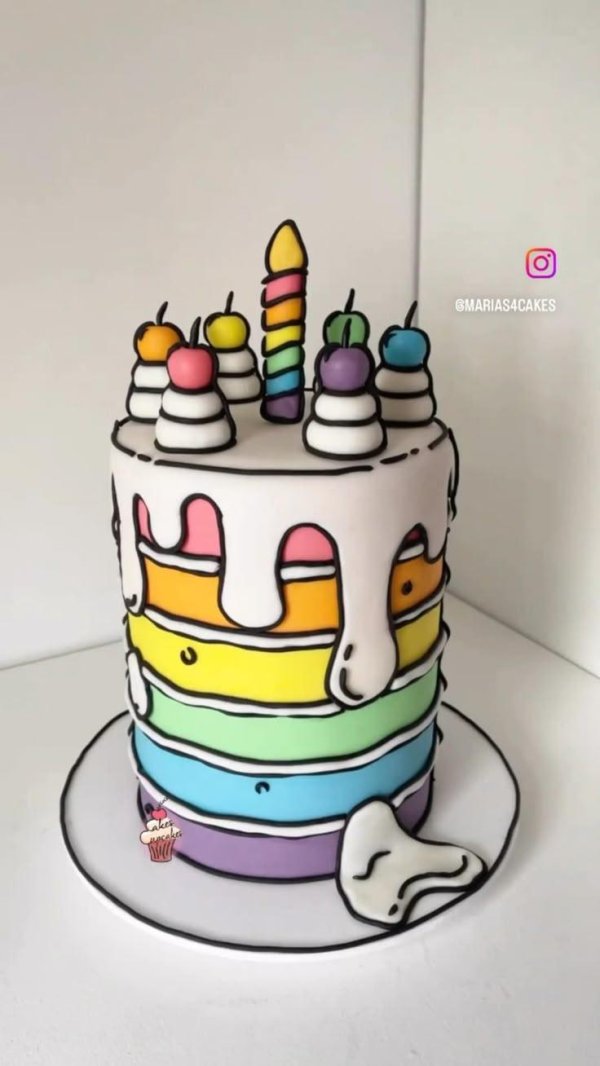радужные торты