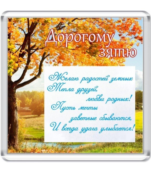 с днем рождения зять