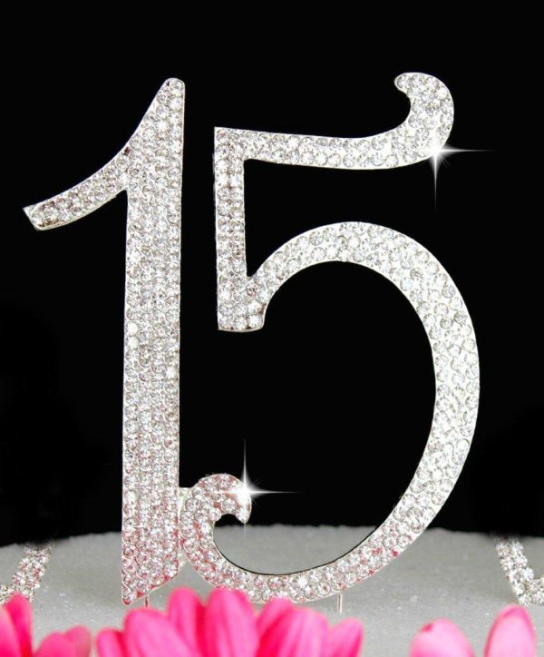 цифра 15 красивая