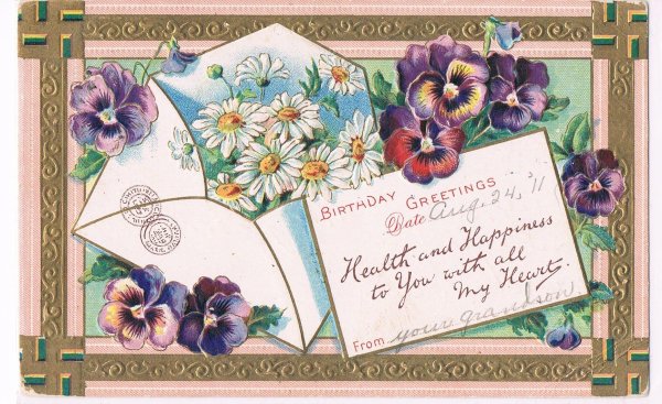 английская открытка