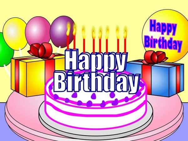 день рождения на английском языке