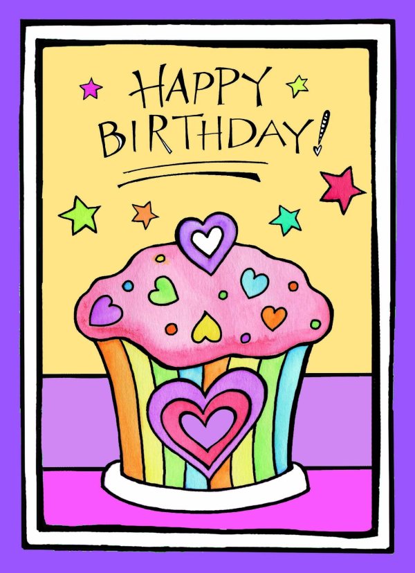 рисунок на деньрожденея