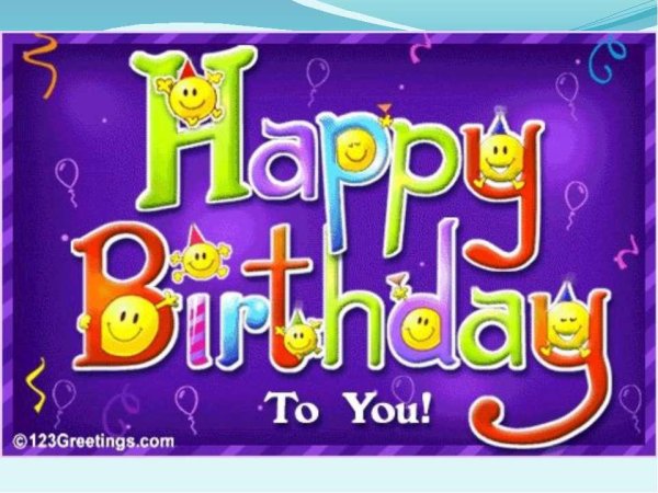 на английском с днем рождения