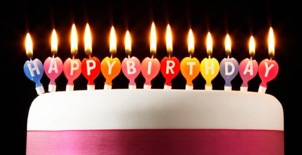 торт со свечками