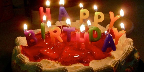 тортик со свечами