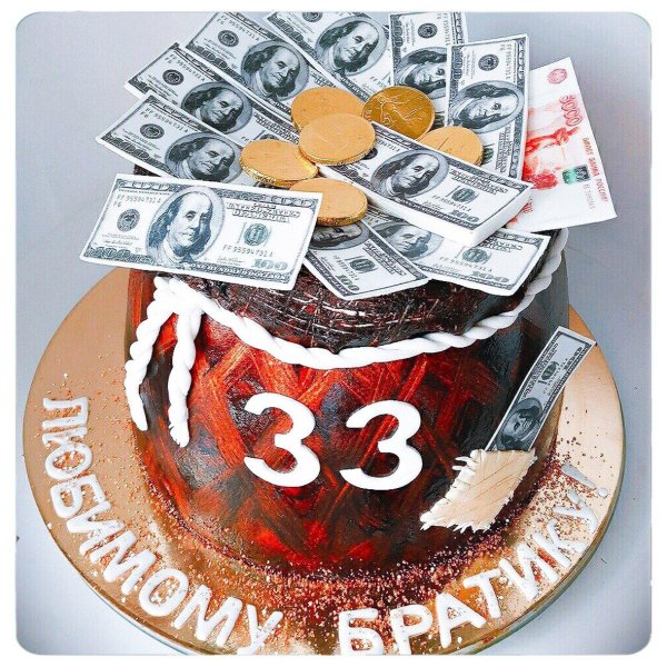 торт мужчине на день рождение