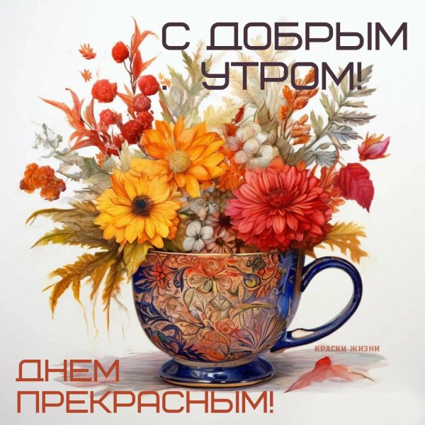 осенние открытки доброго утра