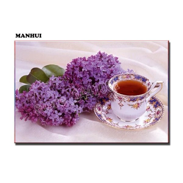 чаепитие в сиреневых тонах