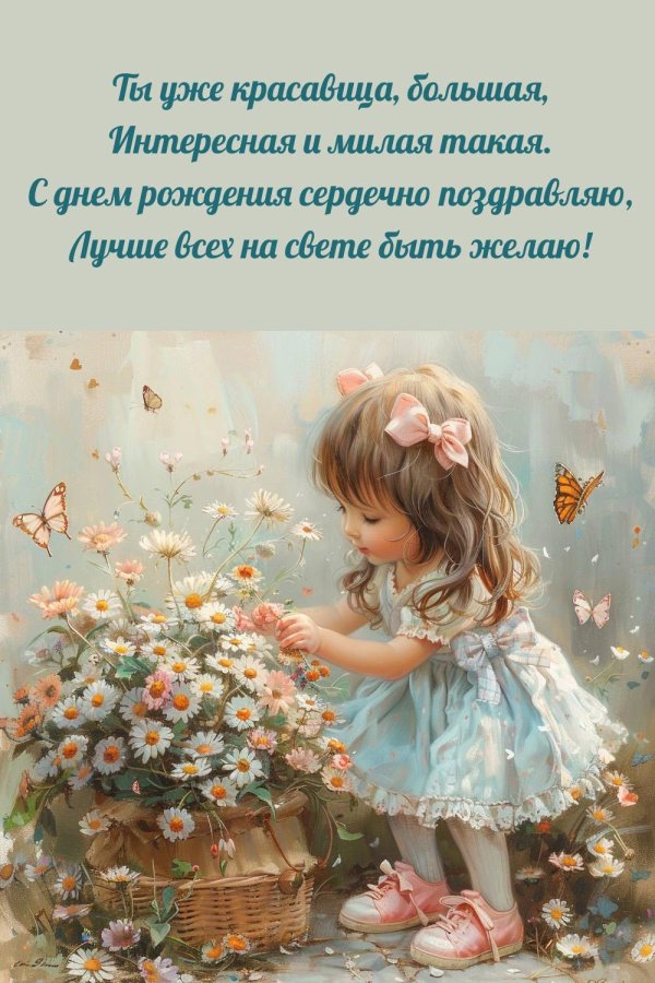 поздравление для девочек