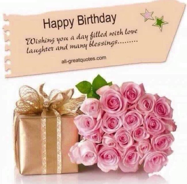 поздравление с днём рождения женщине на английском