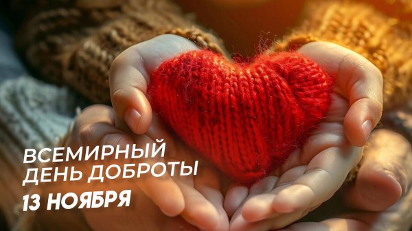 13 ноября день добрых дел