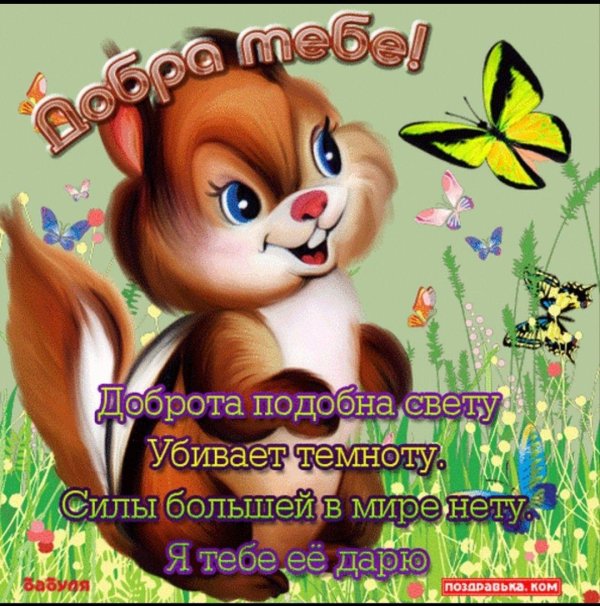 открытки с днём доброты прикольные