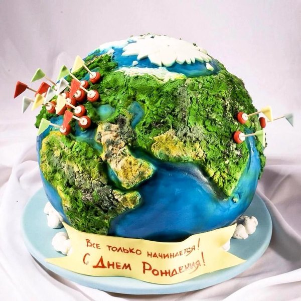 торт глобус