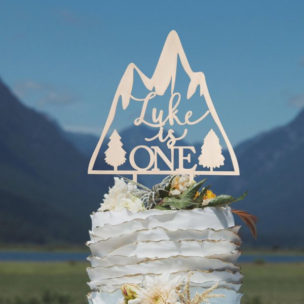 топпер для свадебного торта