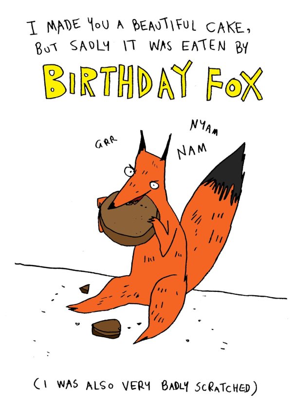 с днем рождения лис