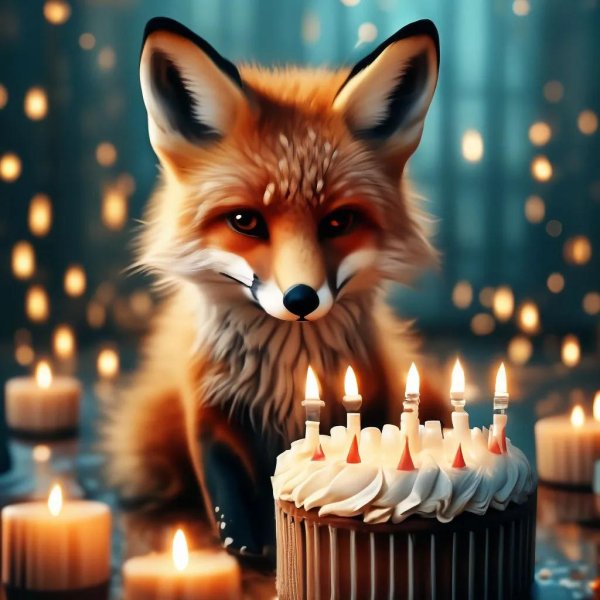 с днем рождения лис